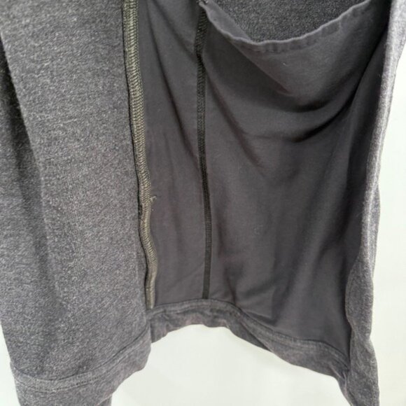 Lululemon Womens Open Cardigan Size 12 Stretch Modal Jersey Wrap Jacket gray - Picture 11 of 14